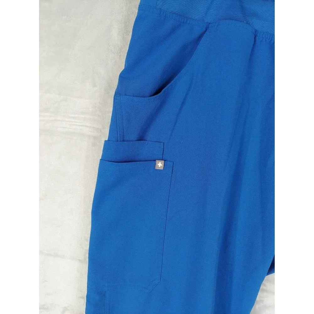 FIGS Mens XXL Blue Technical Collection Scrub‎ Pants Pockets 41x30.5